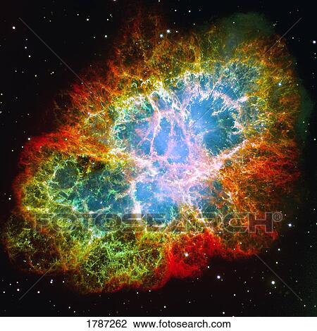 Stock Image - Crab Nebula. Fotosearch