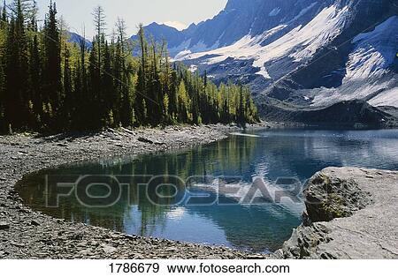 Floe Lake Kootenay National park View Large Photo Image Stock Photo - Floe Lake Kootenay National park. Fotosearch