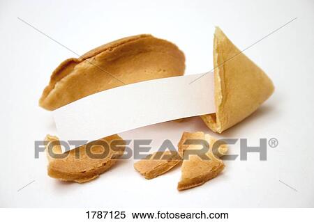 Stock Photography - Fortune cookie revealing fortune. Fotosearch