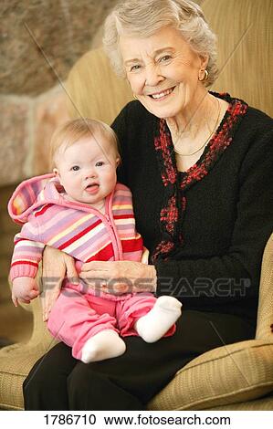 Grandmother and granddaughter View Large Photo Image Stock Image - Grandmother and granddaughter. Fotosearch