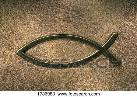 Jesus fish symbol View Large Photo Image Stock Photo - Jesus fish symbol. Fotosearch