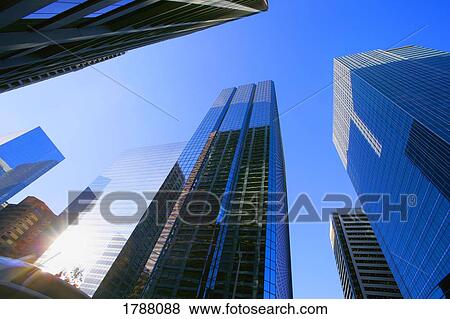 Low-angle skyscraper View Large Photo Image Stock Photo - Low-angle skyscraper. Fotosearch