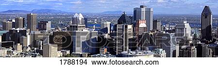 Picture - Montreal skyline. Fotosearch
