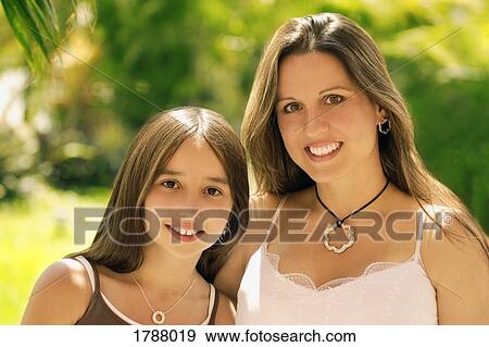 Stock Photo - Mother and daughter. Fotosearch