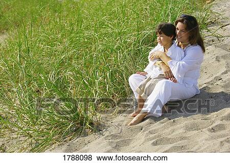 Stock Photo - Mother and son. Fotosearch