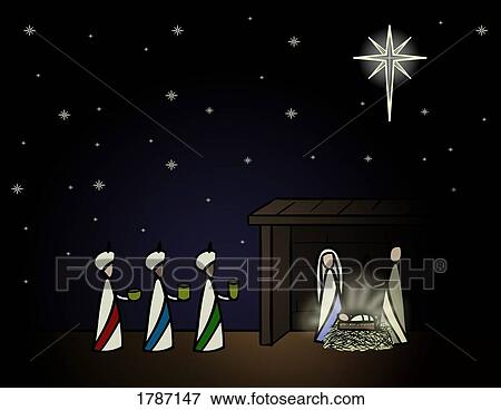 Nativity scene View Large Photo Image Stock Photo - Nativity scene. Fotosearch