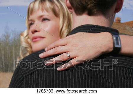 Newly engaged couple View Large Photo Image Stock Image - Newly engaged couple. Fotosearch