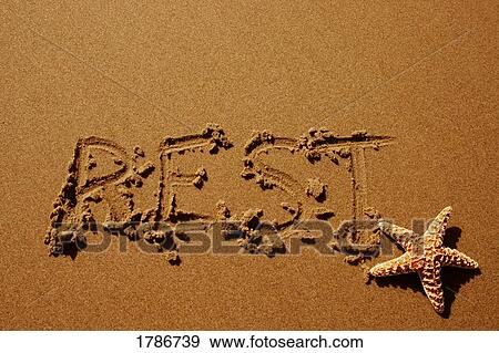 Rest in the sand View Large Photo Image Stock Photo - Rest in the sand. Fotosearch