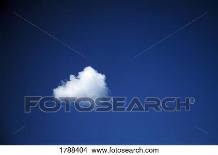 Single cloud in sky View Large Photo Image Picture - Single cloud in sky. Fotosearch