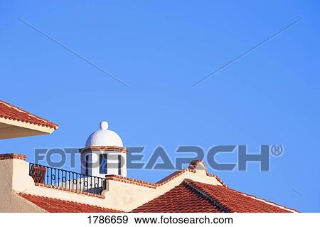 Spanish style Balcony View Large Photo Image Stock Photo - Spanish style Balcony. Fotosearch