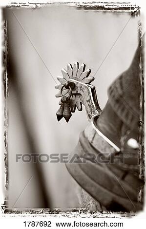 Spur on cowboy boot View Large Photo Image Stock Image - Spur on cowboy boot. Fotosearch