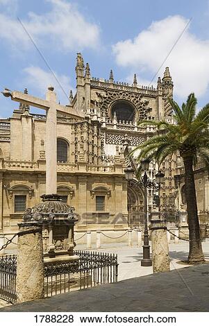 The Cathedral, Seville, Spain View Large Photo Image Stock Photo - The Cathedral, Seville, Spain. Fotosearch