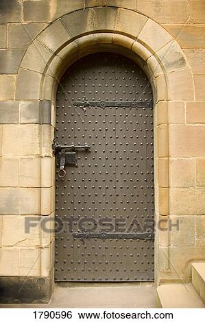 Beautiful architectural door View Large Photo Image Stock Photograph - Beautiful architectural door. Fotosearch