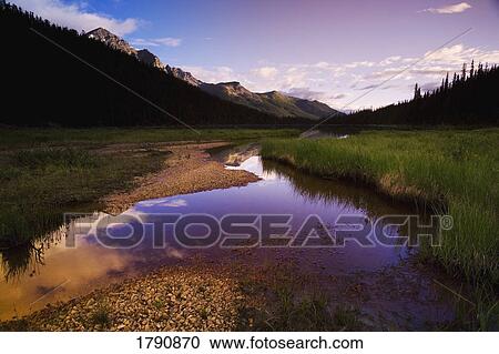 Stock Image - Beautiful mountain valley. Fotosearch