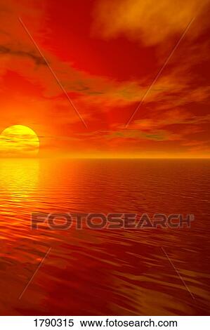 Beautiful sunset View Large Photo Image Stock Photography - Beautiful sunset. Fotosearch
