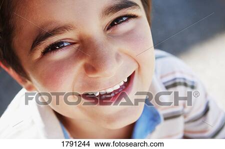 Picture - Boy smiling. Fotosearch