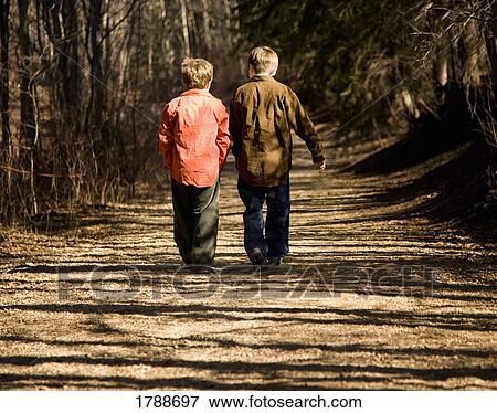 Stock Photo - Boys going for a walk together. Fotosearch