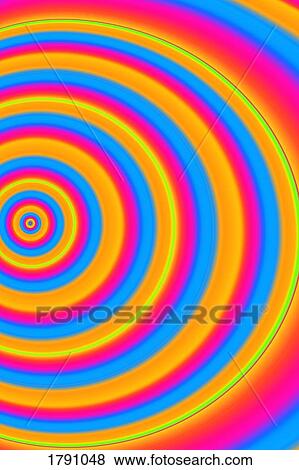 Stock Photo - Bright circular pattern. Fotosearch