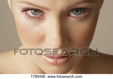 Closeup of a woman's face View Large Photo Image Stock Photograph - Closeup of a woman's face. Fotosearch