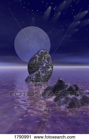 Stock Image - Cosmic night. Fotosearch