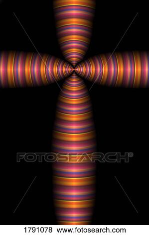 Stock Photo - Cross abstract. Fotosearch