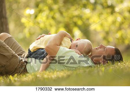 Dad and child View Large Photo Image Stock Image - Dad and child. Fotosearch