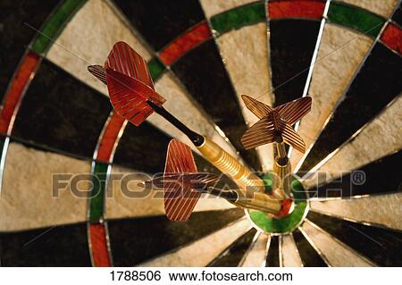 Stock Photograph - Dartboard. Fotosearch