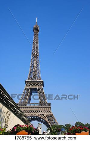 Eiffel Tower View Large Photo Image Stock Photography - Eiffel Tower. Fotosearch