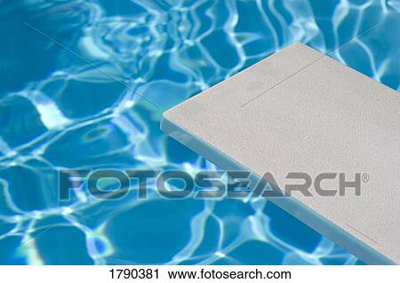 Empty diving board and water View Large Photo Image Stock Image - Empty diving board and water. Fotosearch