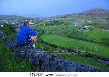 Stock Image - Enjoying the view. Fotosearch