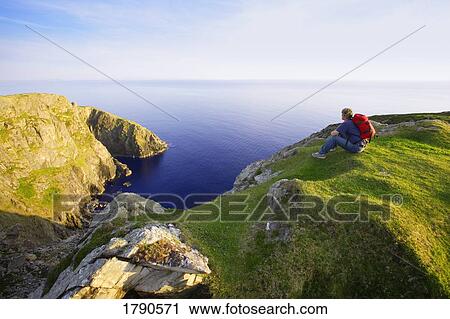 Stock Image - Enjoying the view. Fotosearch