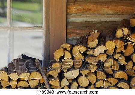 Stock Image - Firewood. Fotosearch