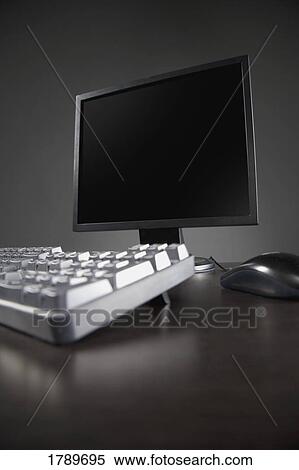 Flatscreen computer monitor with keyboard and mouse View Large Photo Image Stock Photography - Flatscreen computer monitor with keyboard and mouse. Fotosearch
