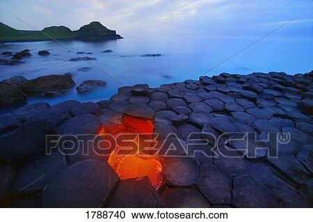 Stock Image - Giant's Causeway. Fotosearch