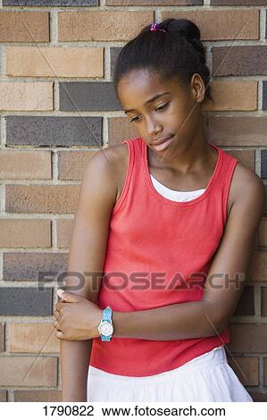 Girl looking serious View Large Photo Image Stock Image - Girl looking serious. Fotosearch
