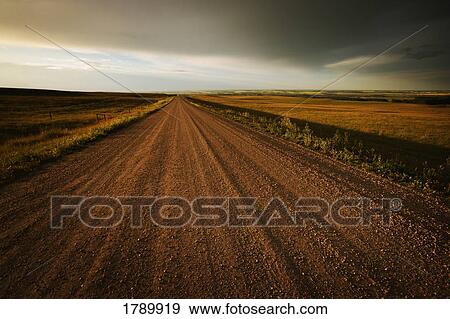 Gravel Road View Large Photo Image Stock Photo - Gravel Road. Fotosearch