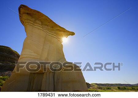 Hoodoo in Alberta View Large Photo Image Stock Image - Hoodoo in Alberta. Fotosearch