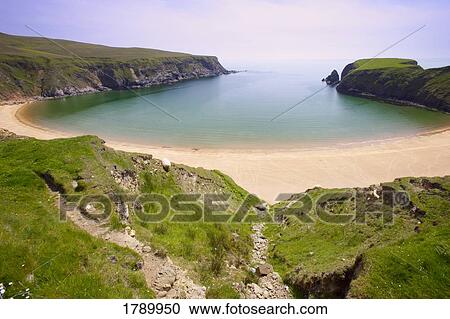 Stock Image - Inlet in northern Ireland . Fotosearch