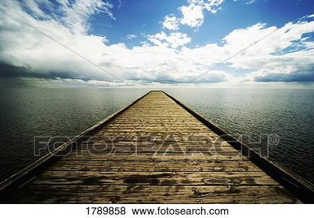 Long Dock View Large Photo Image Stock Photo - Long Dock. Fotosearch