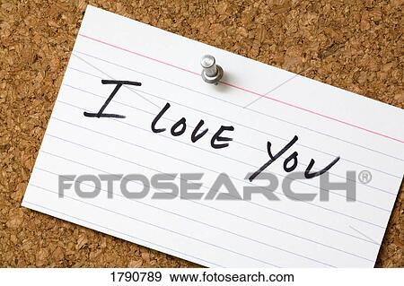 Love note View Large Photo Image Stock Photo - Love note. Fotosearch