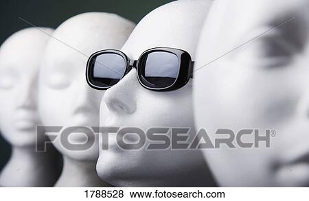 Mannequin in sunglasses View Large Photo Image Stock Photo - Mannequin in sunglasses. Fotosearch