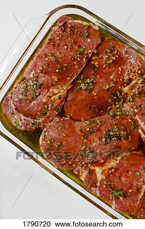 Marinating rib-eye steaks View Large Photo Image Stock Image - Marinating rib-eye steaks. Fotosearch