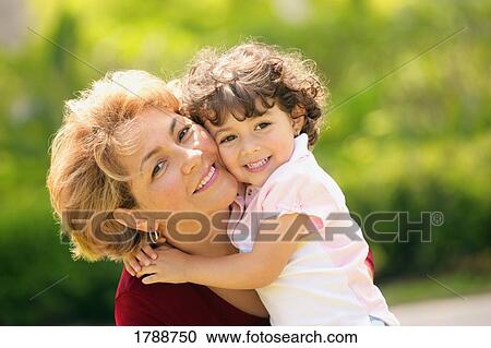 Stock Image - Mother and daughter. Fotosearch