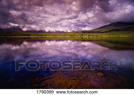 Stock Photo - Mountain lake scenic. Fotosearch