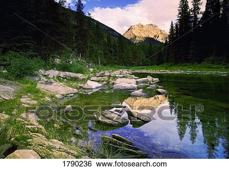 Stock Photograph - Mountain lake . Fotosearch