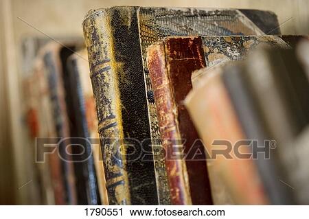 Stock Image - Old books. Fotosearch