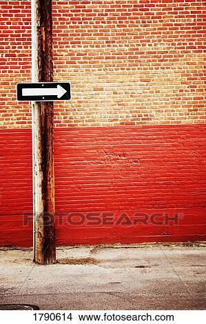 One way sign View Large Photo Image Picture - One way sign. Fotosearch