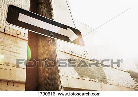 One way sign View Large Photo Image Stock Photograph - One way sign. Fotosearch