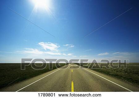 Stock Image - Open Highway. Fotosearch