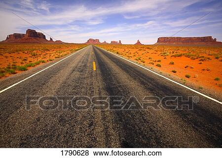 Stock Photo - Open road. Fotosearch